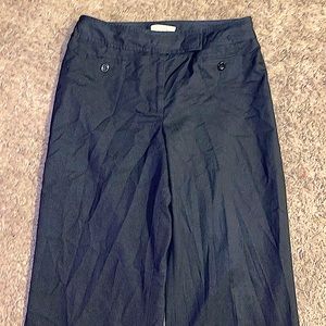Loft pin stripe flares